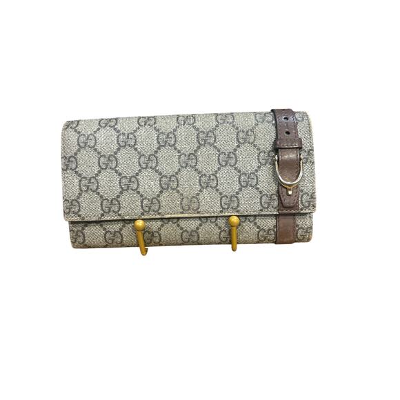 Gucci Guccisma Coated Canvas Long Wallet - Picture 2 of 10